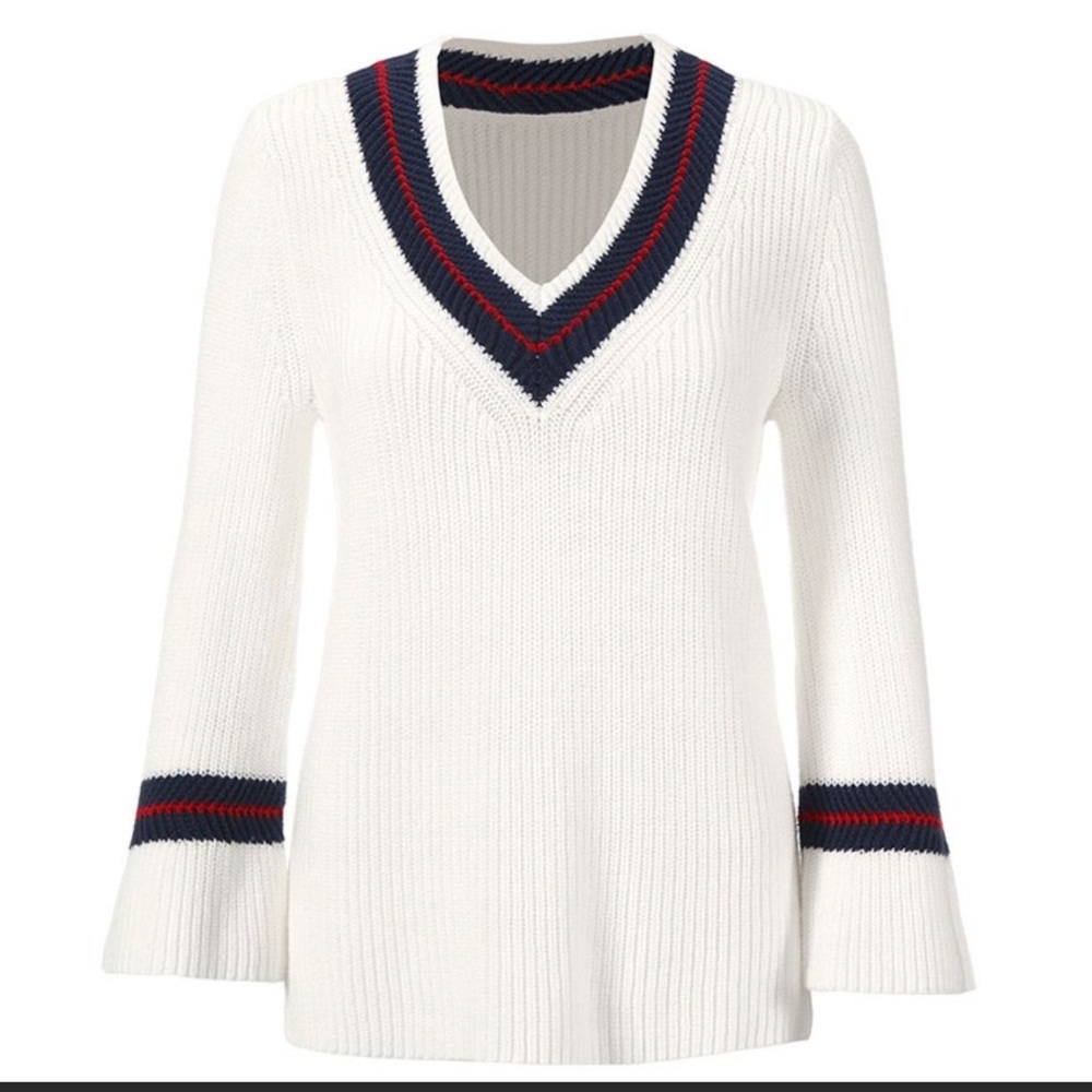 Cabi Ace Pullover Sweater V-neck medium